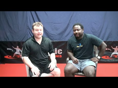 Comedian Frank Caliendo - Table Tennis Origins Interview, pt 1