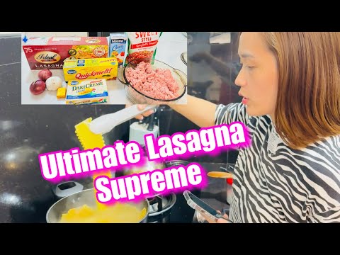 Ultimate Lasagna Supreme🤩 #youtubeshorts #viralvideo