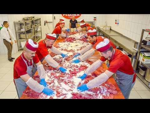 CRAZY Street Food in ANKARA 🇹🇷 - MAKING GIGANTIC DONER KEBAB + AMAZING street food in Turkey