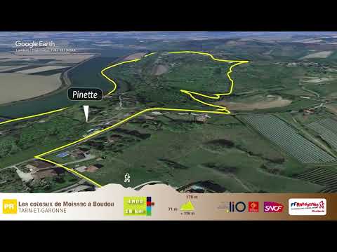 liO TER + Randonnée - Les coteaux de Moissac à Boudou 4h / 16 km / moyen