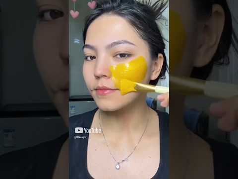 Turmeric face mask for clear skin  #skincare #beauty #shorts @Hinaya