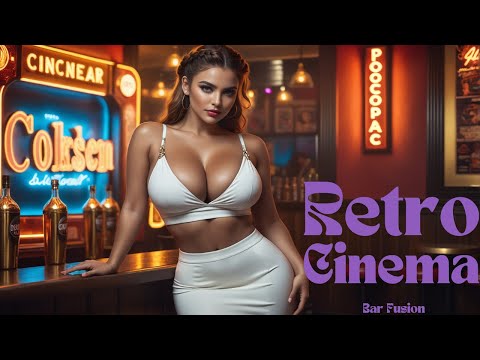 Retro Cinema Bar Fusion  Ai Music Video | AI ART Lookbook Model