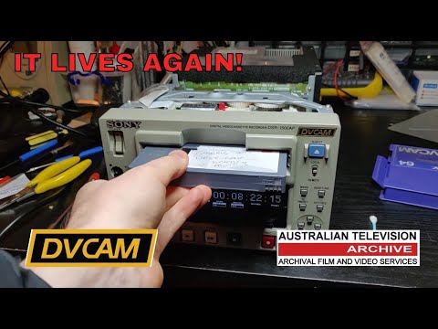 IT LIVES! - Donated DVCAM Machine Restored to Working Condition!