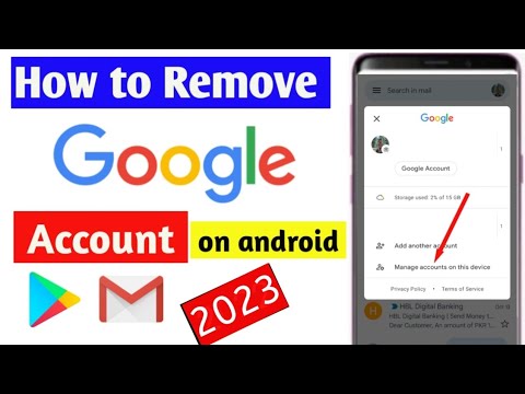 How to remove google account on android | Google account kaise remove kare | Sign out google account