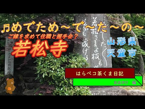 はらペコ茶くま日記　　住職と握手できれば良縁が！？　花笠音頭の歌詞にある　縁結びの若松様　行ってきた