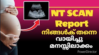 pregnancy scanning report | NT scan Malayalam [Momtalks]