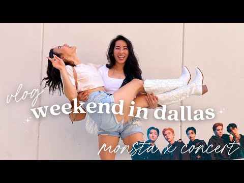 🎵 weekend vlog in dallas | monsta x, korean bbq, and electric car roadtrip