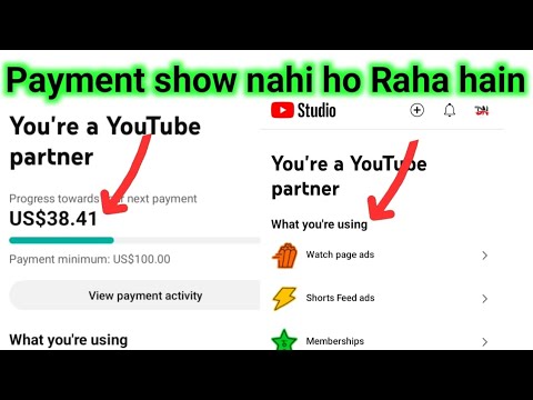 yt studio not showing earning