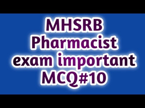 mhsrb pharmacist exam