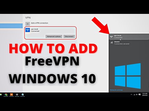 How To connect VPN in windows 10 in 1 Minute - VPN For Windows 10