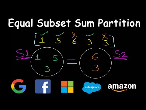 Partition equal subset sum | Equal sum partition | Dynamic Programming | Leetcode #416