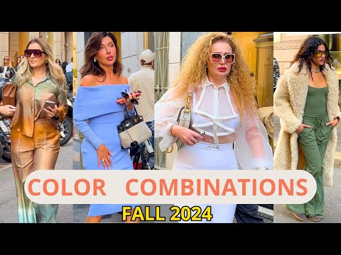 🍁 Autumn 2024 Color Combinations | Stylish Fall Outfits & Fashion Trends | How to Wear Fall Colors