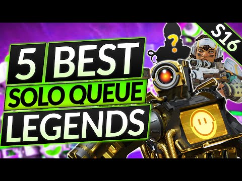 5 BEST SOLO LEGENDS for SEASON 16 - UNSTOPPABLE in Ranked Solo Queue - Apex Legends Guide