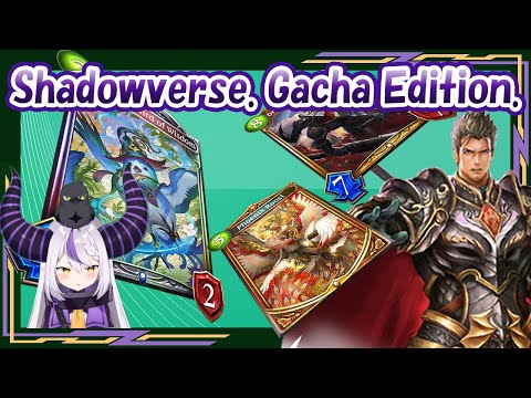 Laplus rolling a gacha in Shadowverse.[ENG SUB/hololive]