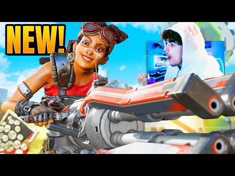 *NEW* Insane Rampart gameplay Movement player on controller with (NO RECOIL) Apex legends season 23