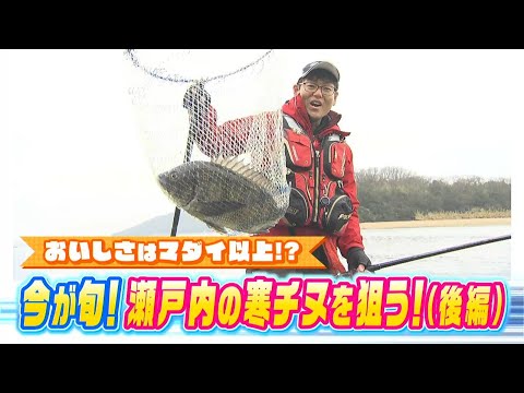 【後編】おいしさはマダイ以上！？絶品！寒チヌ料理！瀬戸内の寒チヌを狙う！｜FISHパレード（2024年2月2日放送）