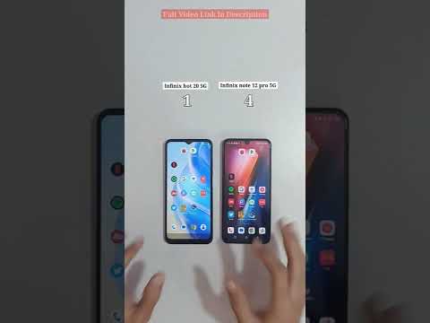 Infinix hot 20 5G vs Infinix Note 12 pro 5G Quick Speed Test #shorts #infinix #viral #shortvideo