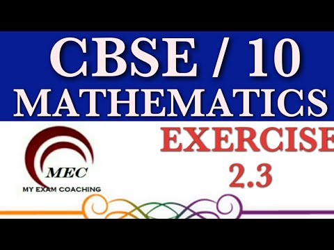 MATHEMATICS CLASS 10 - CBSE