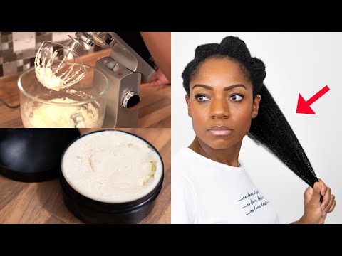 My DIY WHIPPED SHEA BUTTER | Great for Hair Growth, Moisture Retention, Thicker Hair and much more..