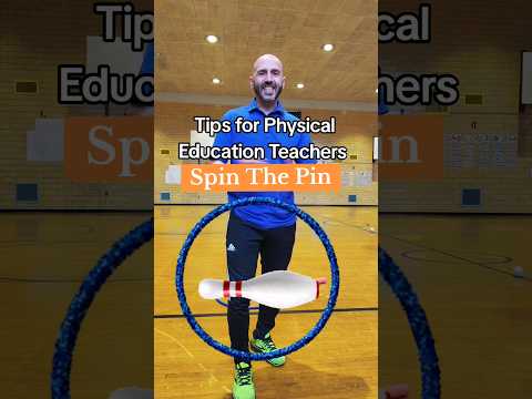 "Spin The Pin" PE game! #physed #physicaleducation #pe #shorts