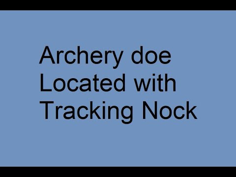 Archery doe tracking nock recovery