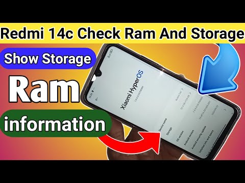 How to check Ram and Storage in Redmi 14c