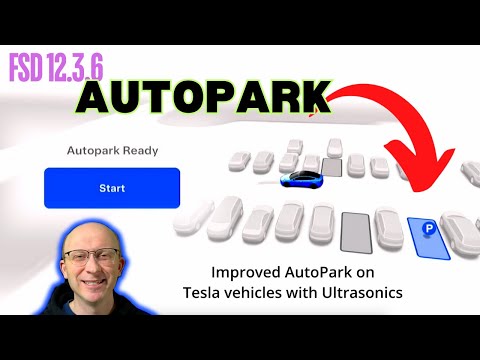 FSD 12.3.6 Brings Improved AutoPark to Teslas with Ultrasonic Sensors