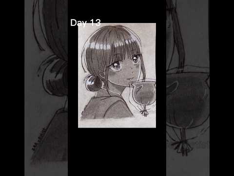 Drawing everyday till I reach 1k subs (Day13) #2ba_vartist #anime #bluebox #sketch #art