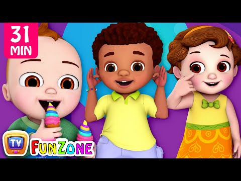 Five Senses Song + More ChuChu TV Funzone Nursery Rhymes & Toddler Videos