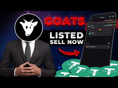 $GOATS AIDROP LISTING DONE ✅ - WATCH THIS!!!