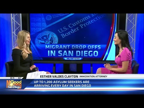 Esther Valdes Clayton gives update on migrant drop offs in San Diego County