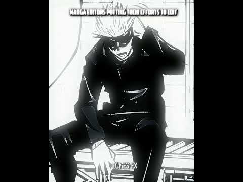 SHUEISHA WITH COPYRIGHT STIKES 💀⚠️  || GOJO EDIT || #jjk #gojo #manga #yotubeshorts