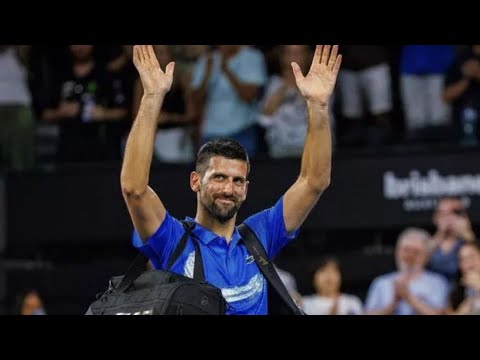 Novak Djokovic's brief seven-word message after suffering huge upset in Brisbane