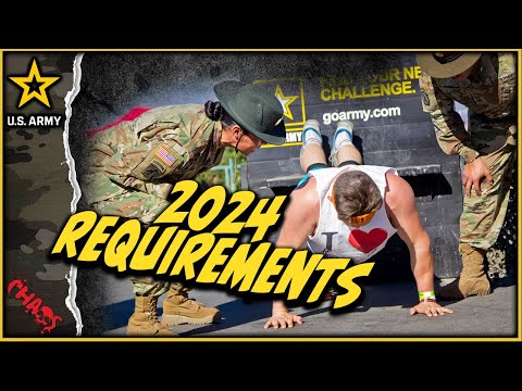 Requirements to join the Army in 2024