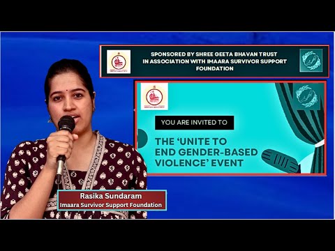 Unite to End Gender Based Violence  - Imaara Survivor Support Foundation, Shree Geetha Bhavan Trust