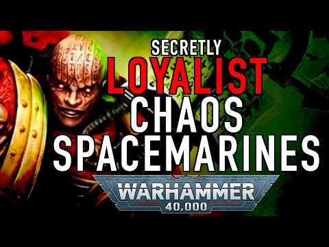 Loyalist Chaos Space Marines in Warhammer 40K Creating Chapters with Traitor Geneseed #chaosgods