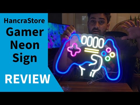 Just what you want to know: HancraStore Gamer Neon Sign