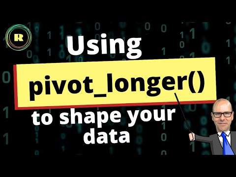 Use pivot_longer() to shape and manipulate your data. R programming for beginners.