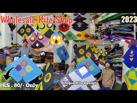 Cheapest Kites Shop 😱 * New Design 2023 & Sidhu Moose Wala Gudda 🥰