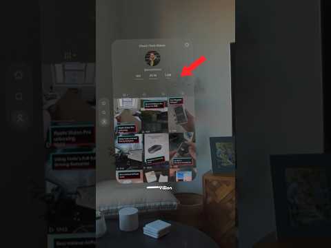 TikTok and Instagram on the Vision Pro #visionpro #applevisionpro #visionproapps