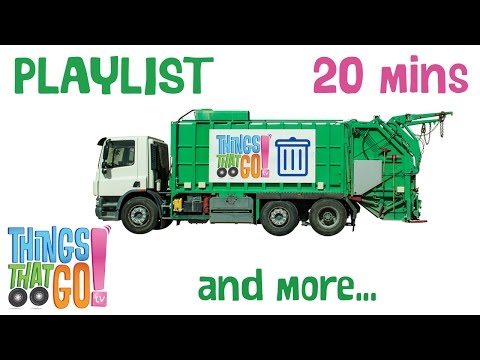 * GARBAGE TRUCK & MORE * | Truck Playlist For Kids | Things That Go TV!