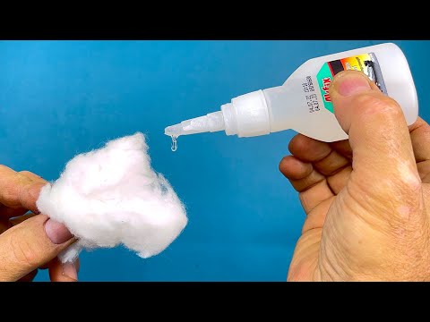 Super Glue and Cotton Miracle ! Pour Glue on Cotton and Amaze With Results