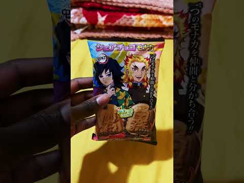 Opening anime themed snacks! #aestheticvlog #animelover #jujutsukaisen #demonslayer #anime #snack