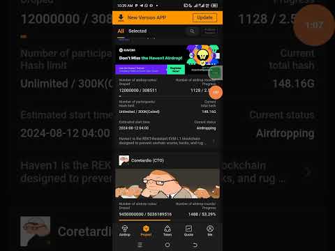 New AIRDROP ALERT on satoshi. Haven1