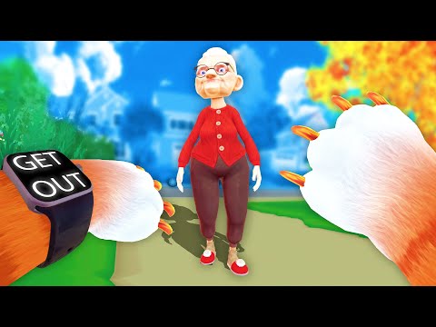 Taking Granny OUTSIDE... (I Am Cat VR)