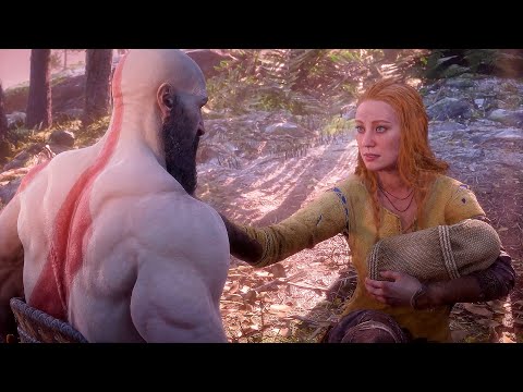 What Kratos Wife Told him about their Son Scene - God of War Ragnarok (PS5) 2022