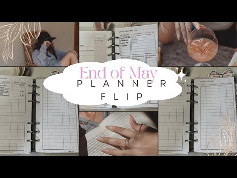 Planner flip | end of May