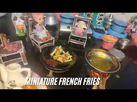 Miniature Tasty French Fries🍟😋||#frenchfries #fingerchips#frenchfry #potatosnacks #snacks #minifood