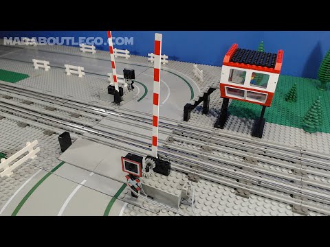 LEGO Trains 12 volt Crossing, Signal, Points and Crashes Too!