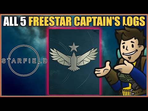 ALL 5 FREESTAR CAPTAIN'S LOGS (Book/Magazine) Locations | STARFIELD